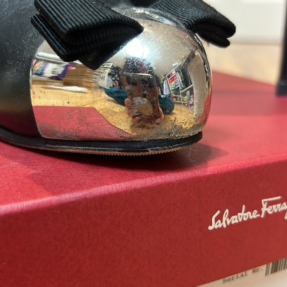 Salvatore Ferragamo Noyal Metal Bootie 6.5 - Picture 2 of 5